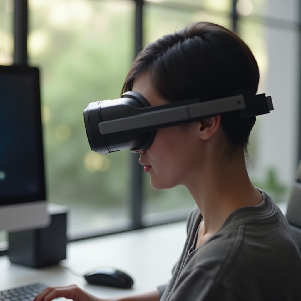 passaggio della tastiera esterna Apple Vision Pro