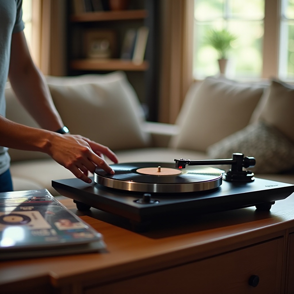 configuración de tocadiscos para principiantes