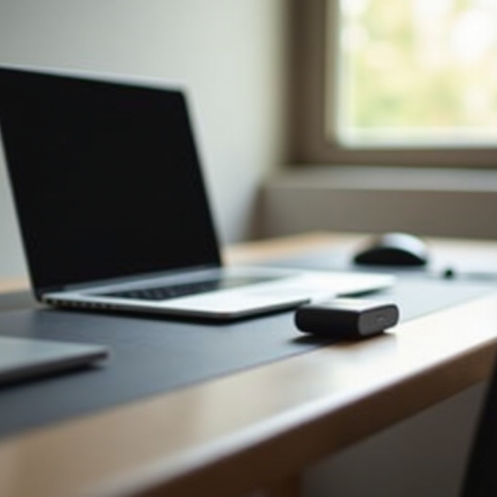 conectando Jabra Enhance al MacBook Air