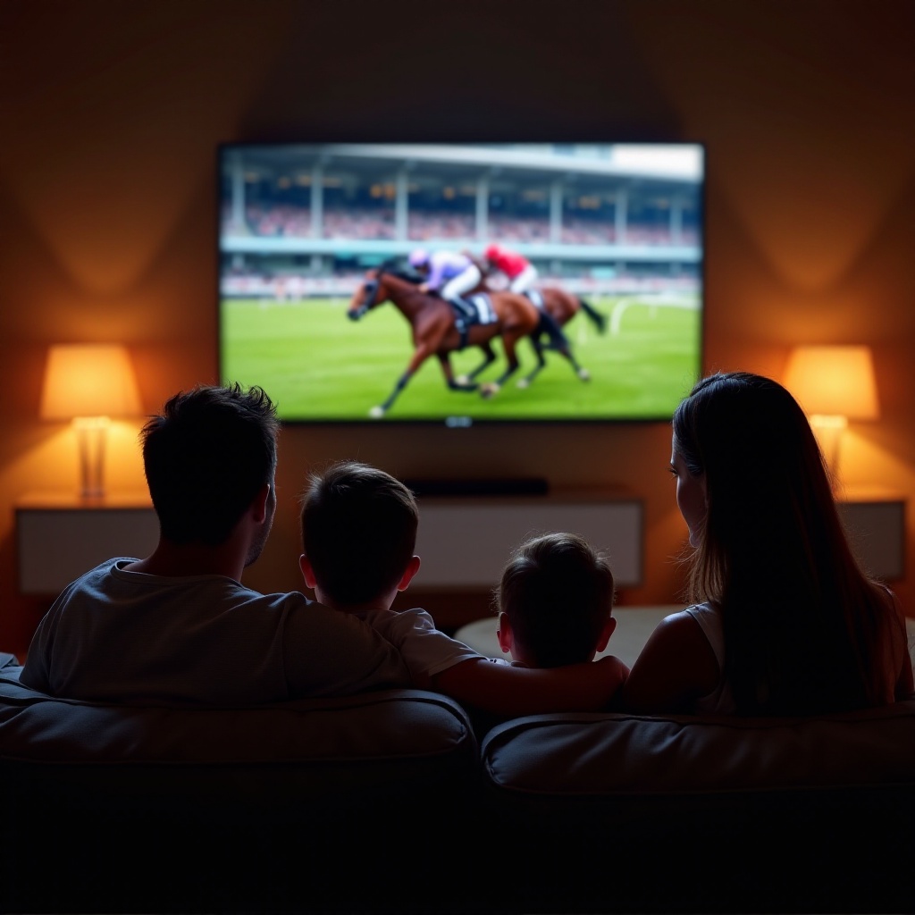 como assistir corridas de cavalos na smart TV