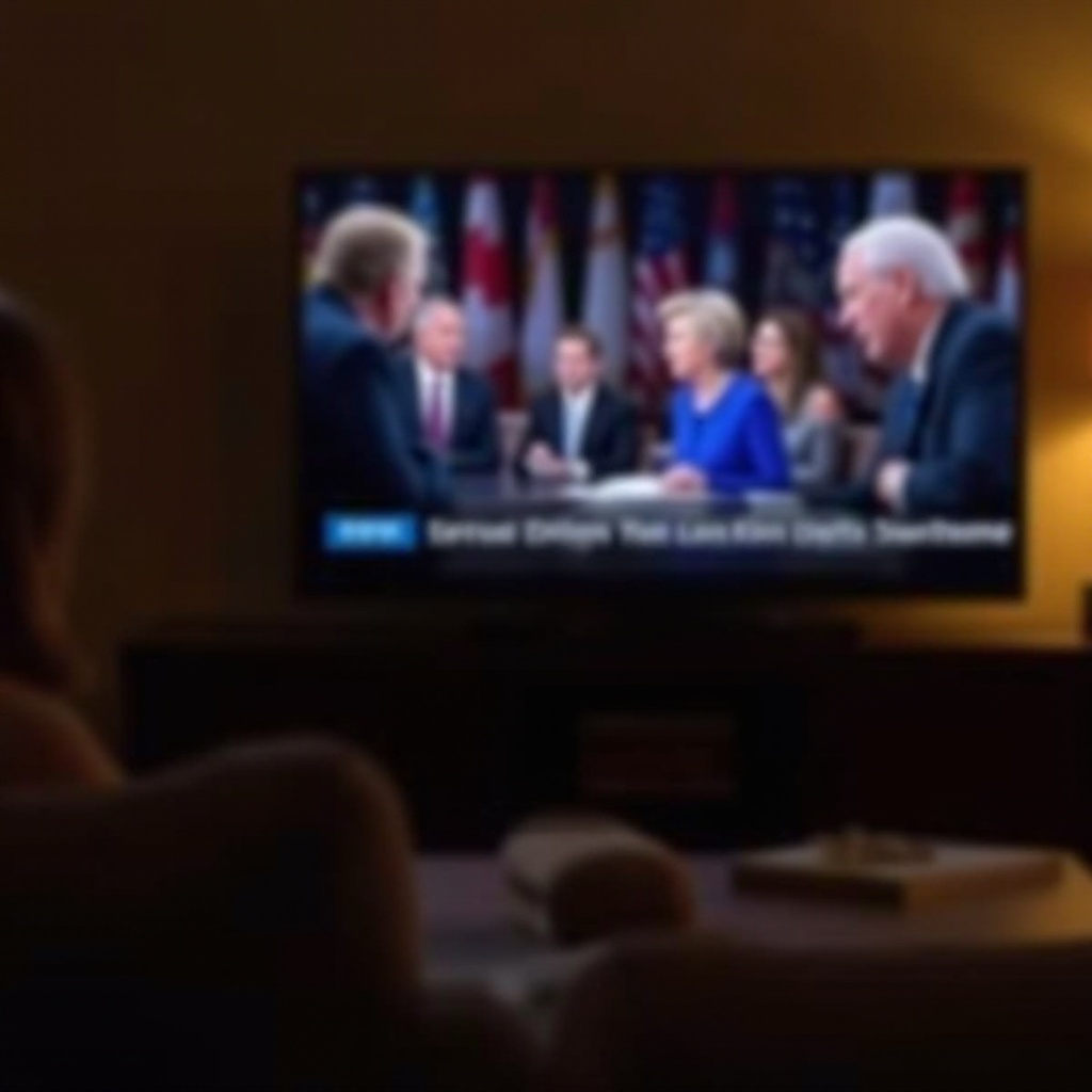 comment regarder le débat sur une smart TV