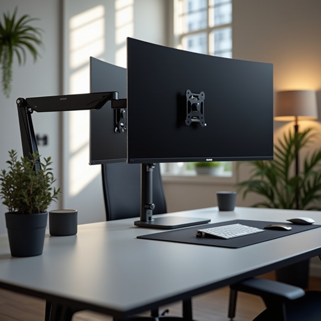 Monitorständer für zwei Monitore