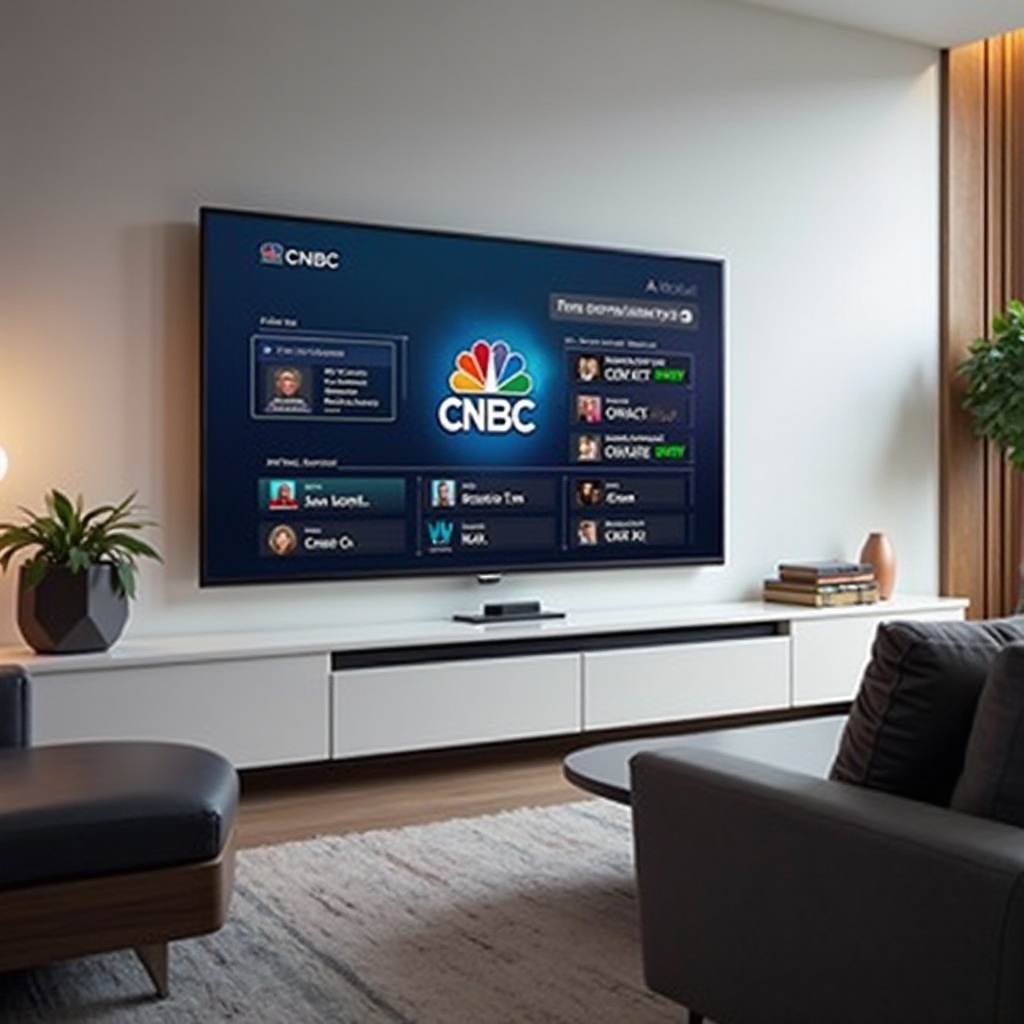 come posso guardare CNBC sulla mia smart TV