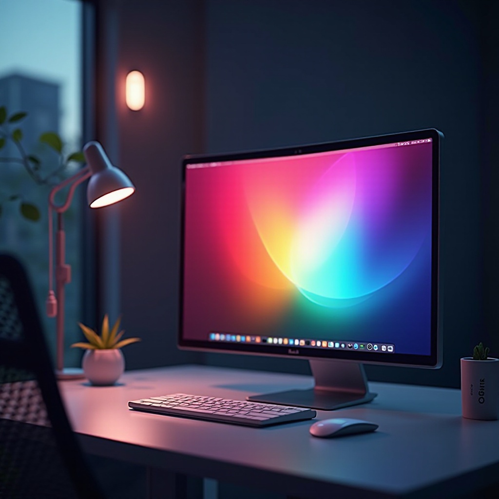 أفضل ملف تعريف للألوان لماك مع شاشة إل جي الخارجية