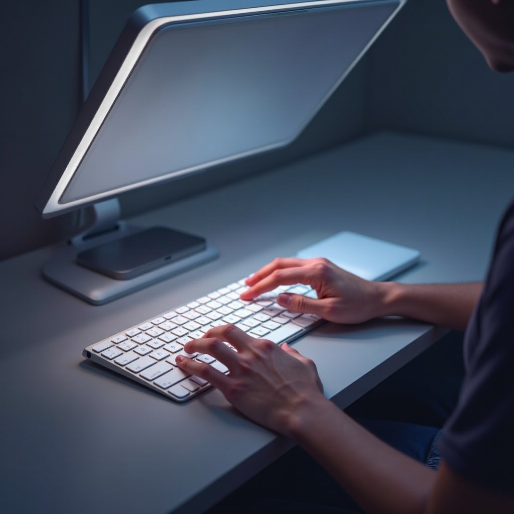 ممر لوحة المفاتيح الخارجية لـ Apple Vision Pro