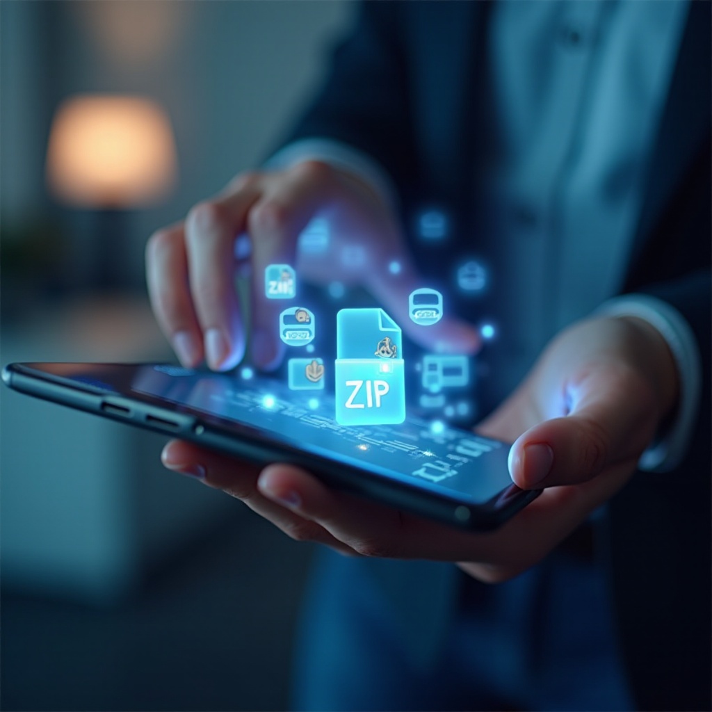 come inviare file zip