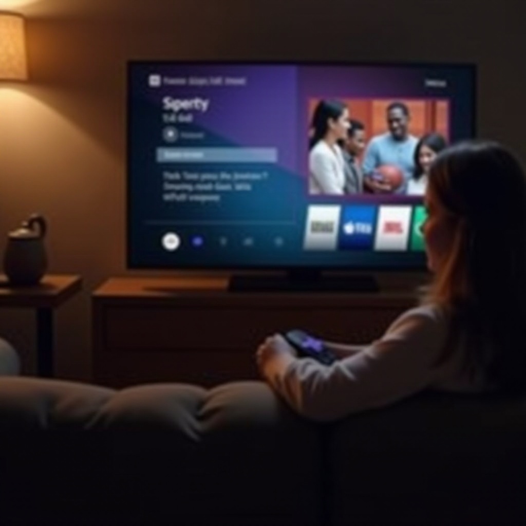 wie man Kabel auf einem Roku Smart TV ansieht