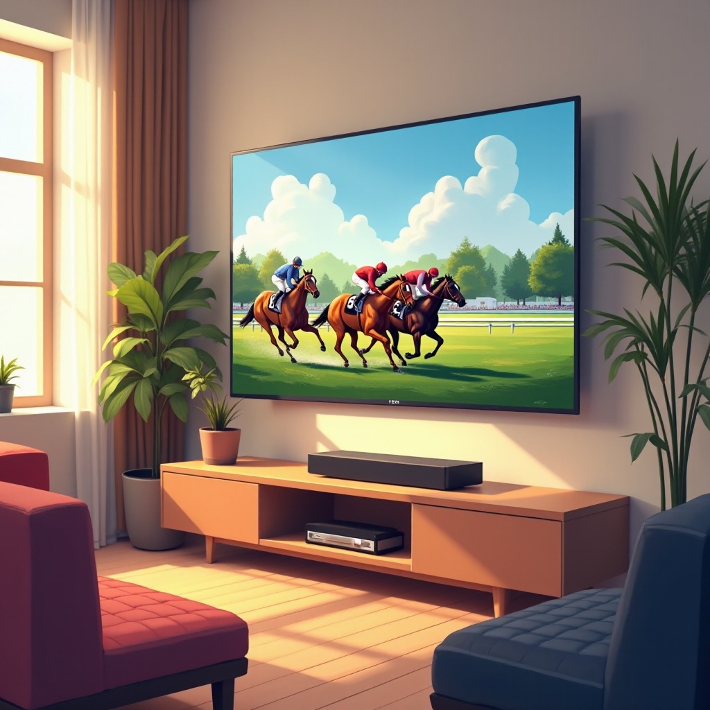 comment regarder les courses de chevaux sur une smart TV