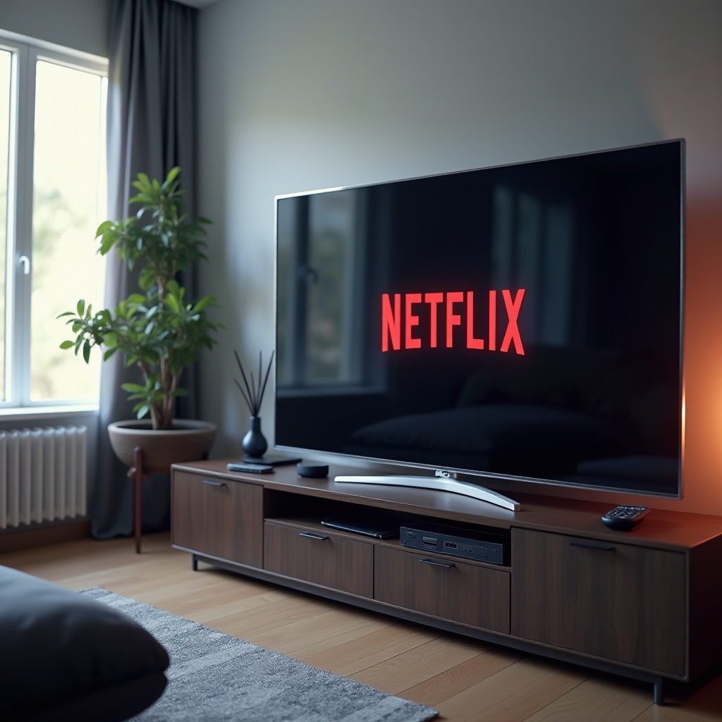 no puedo ver Netflix en la televisión inteligente