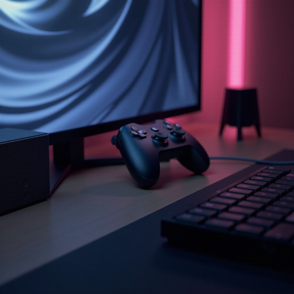 PS5 an PC-Monitor ohne Lautsprecher anschließen