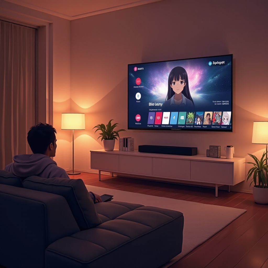 cómo ver crunchyroll en lg smart tv