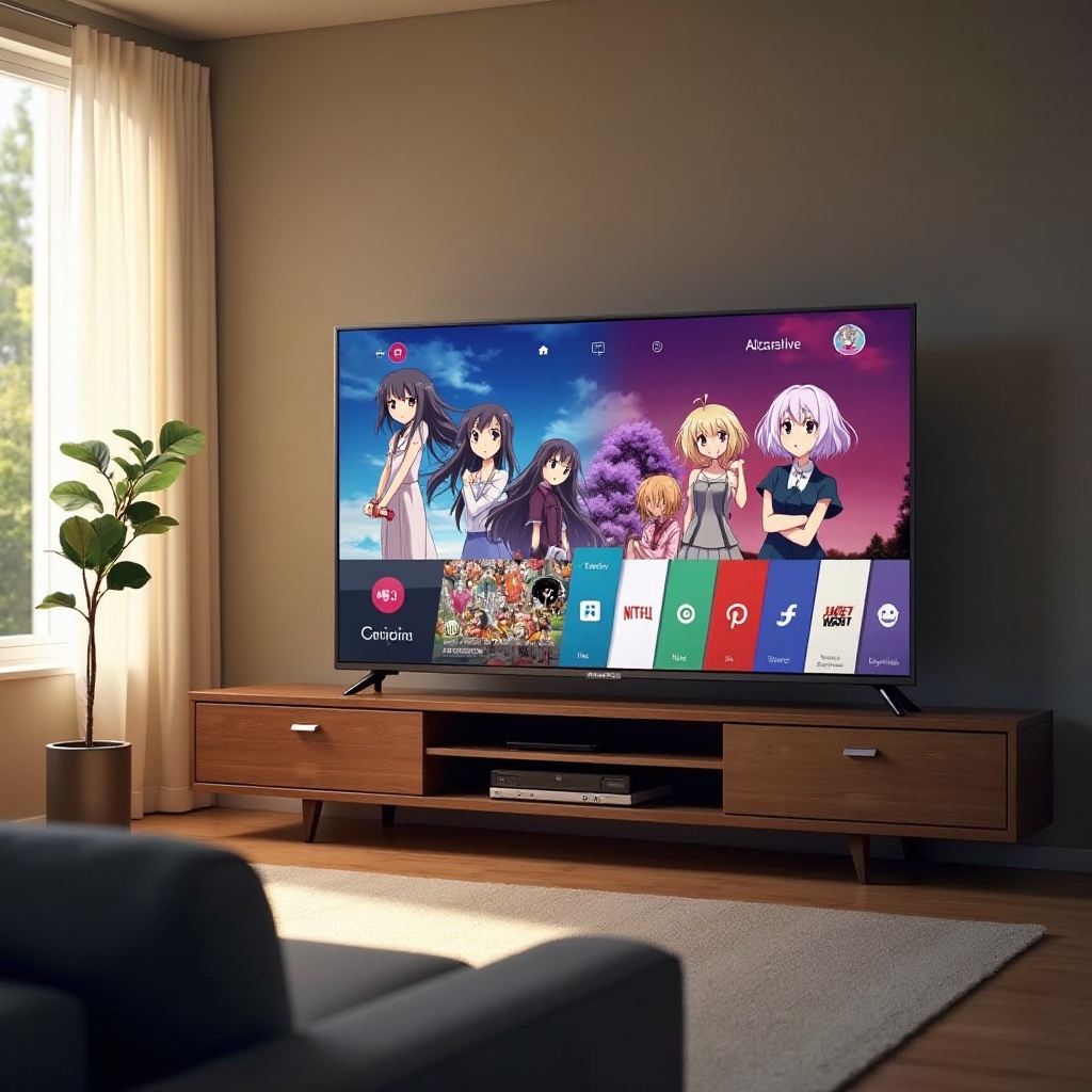 wie man crunchyroll auf einem lg smart tv sieht