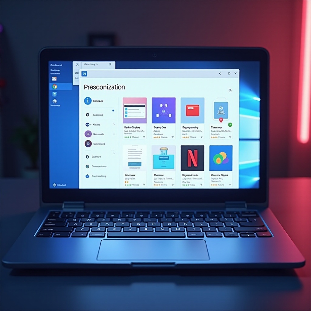 quais são as preferências no Chromebook