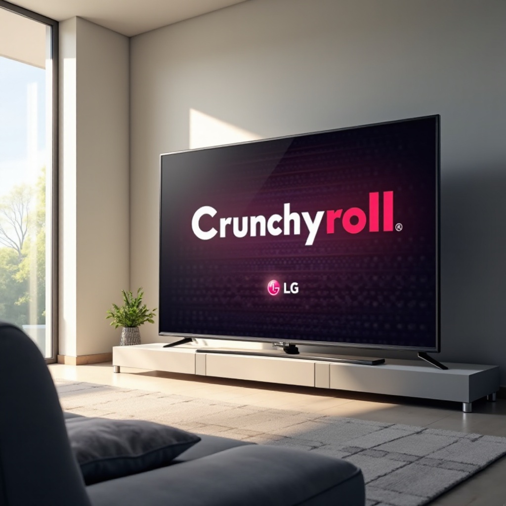 como assistir crunchyroll na lg smart tv