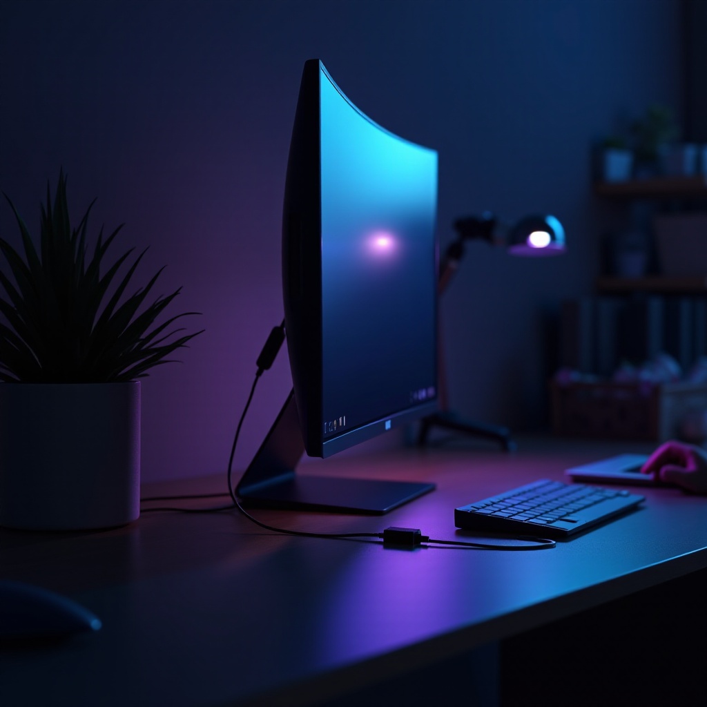 connexion USB C du moniteur g274qpf