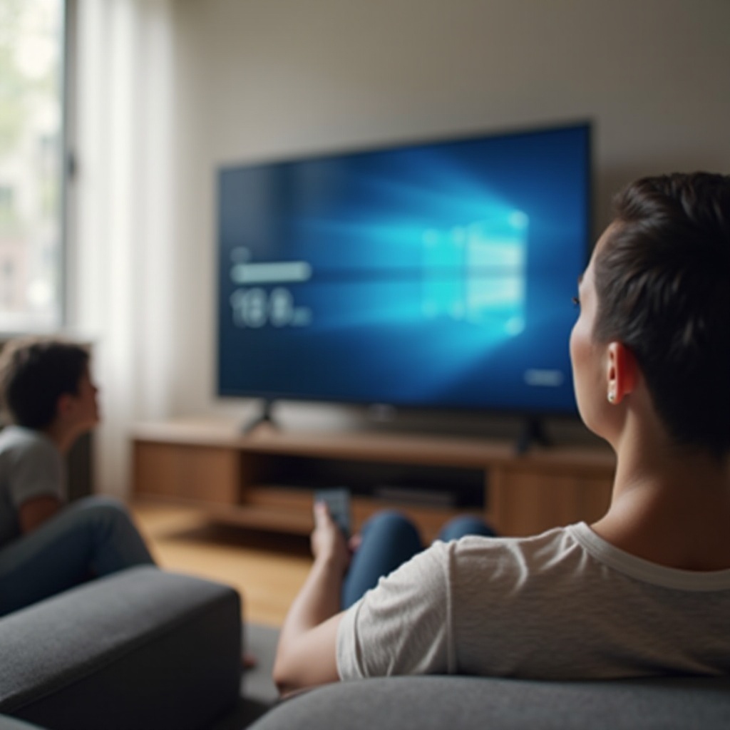 volume da smart TV Samsung travado