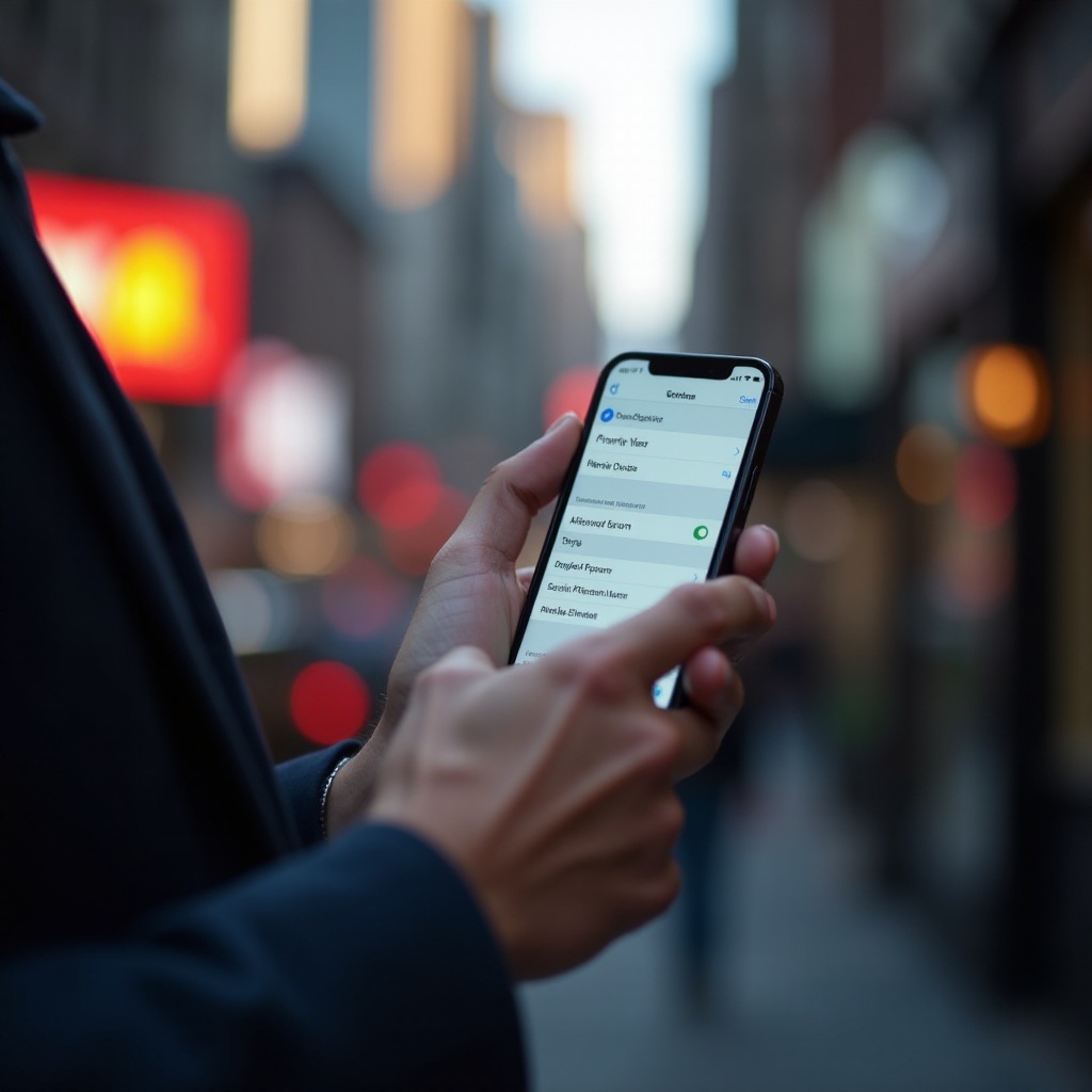 como desativar o endereço IP em um iPhone