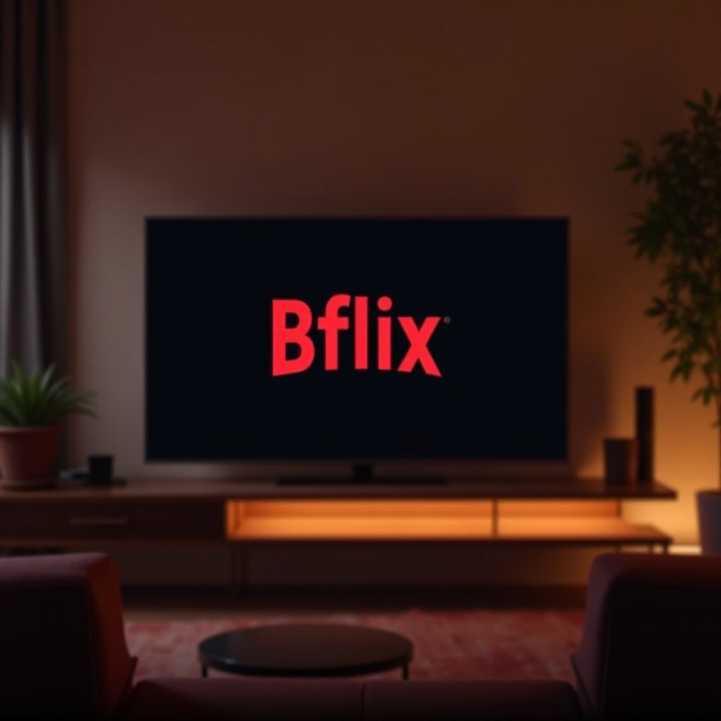 wie man bflix auf einem Smart-TV ansieht