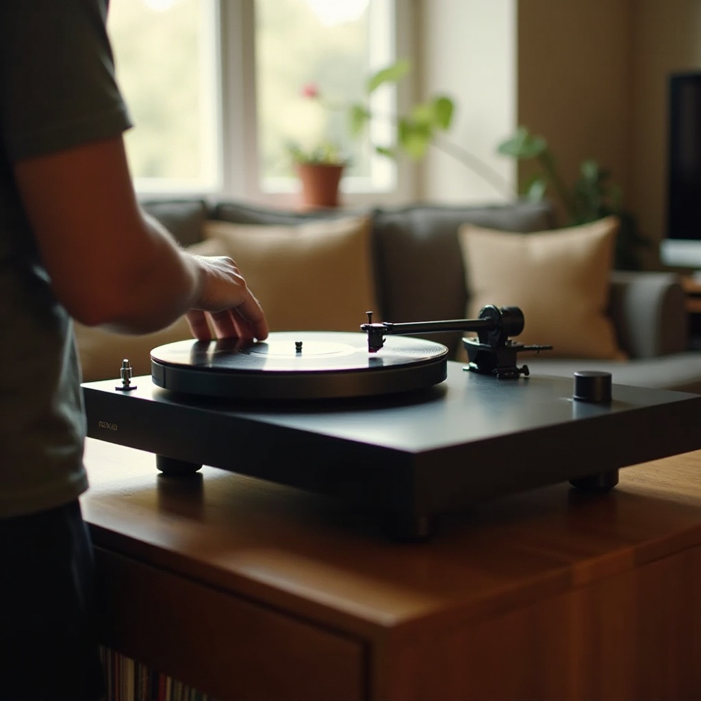 installation de platine vinyle pour débutants