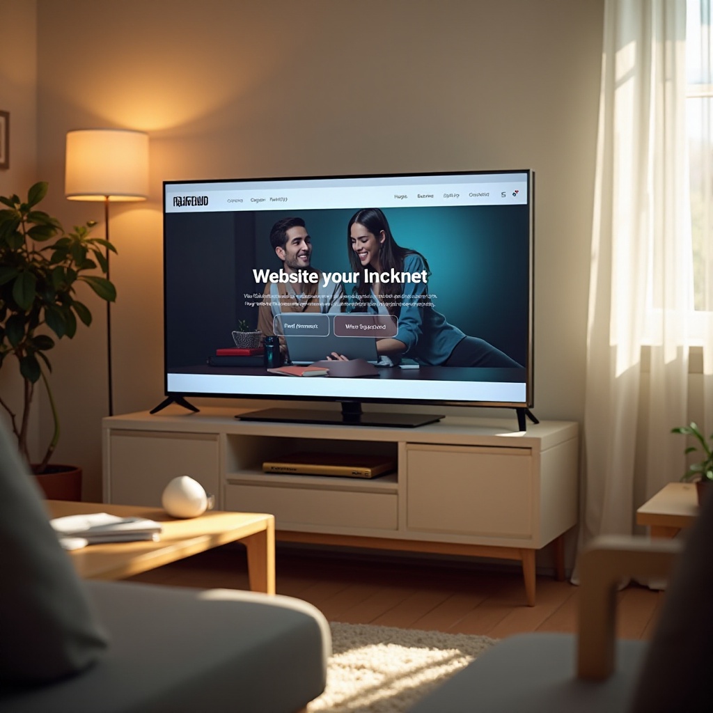 cómo ver un sitio web en un Smart TV