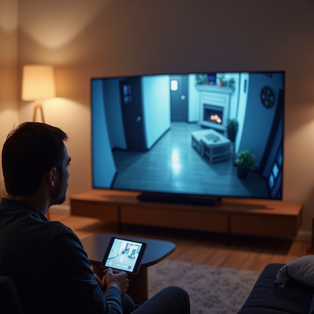 como posso assistir às câmeras Lorex na minha smart TV