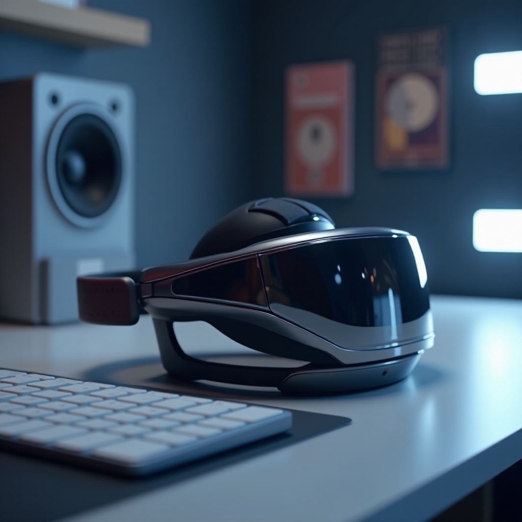 ممر لوحة المفاتيح الخارجية لـ Apple Vision Pro