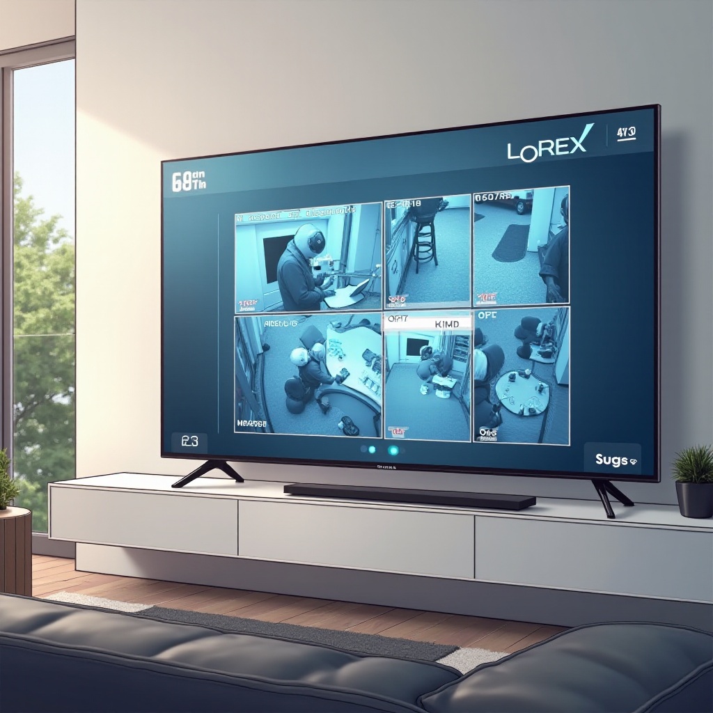 comment puis-je regarder les caméras Lorex sur ma smart TV