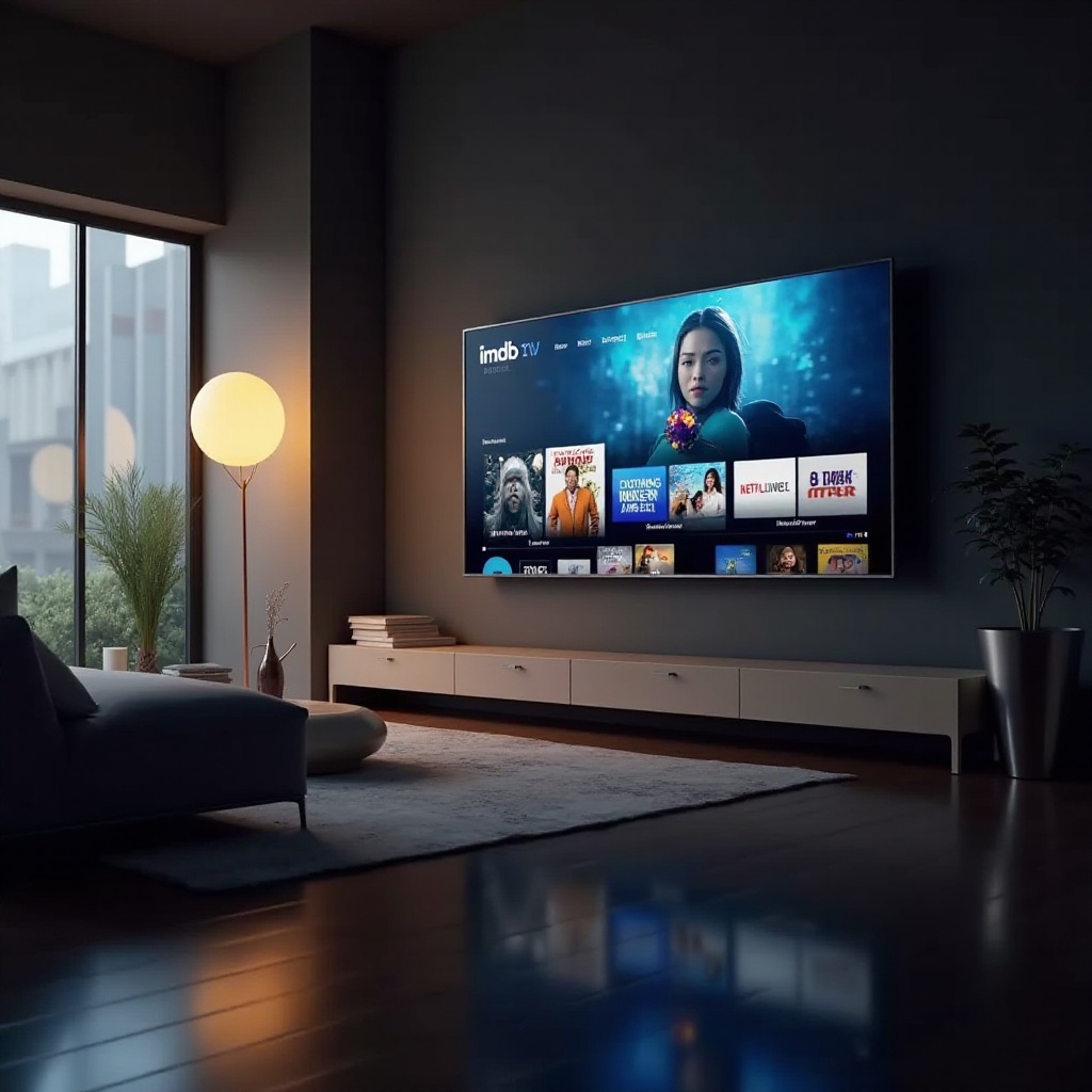 كيفية مشاهدة IMDb TV على جهاز التلفزيون الذكي الخاص بي