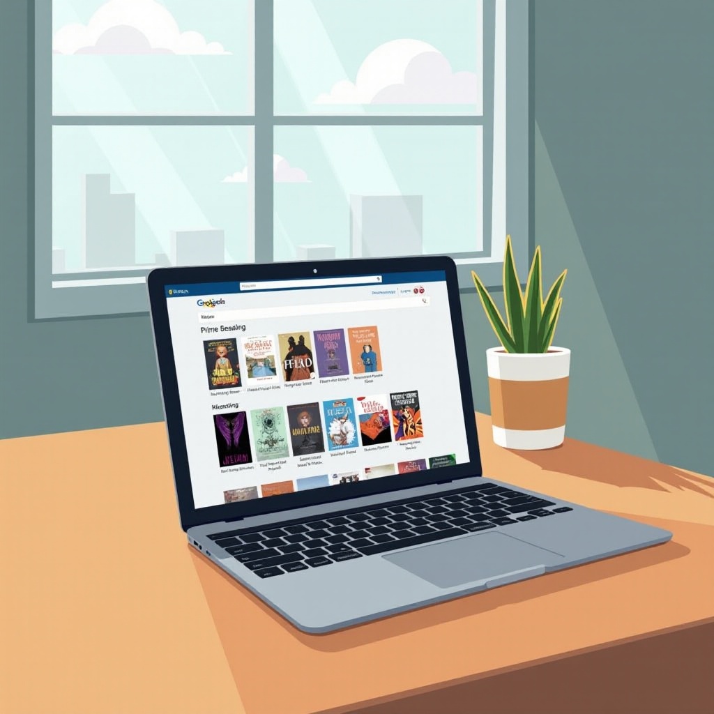 você pode ler livros prime em um Chromebook