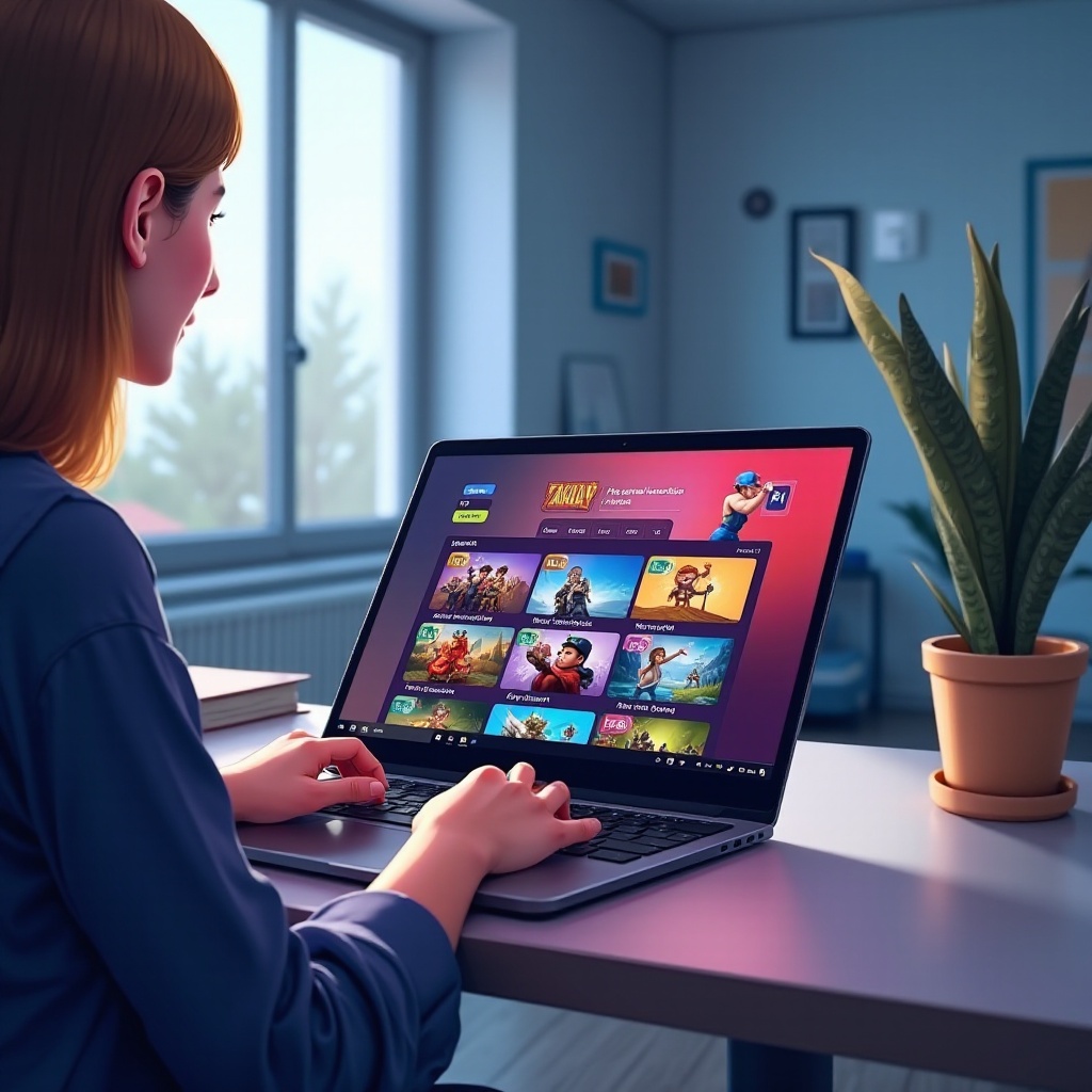 qual a senha que você insere para jogos restritos no Chromebook