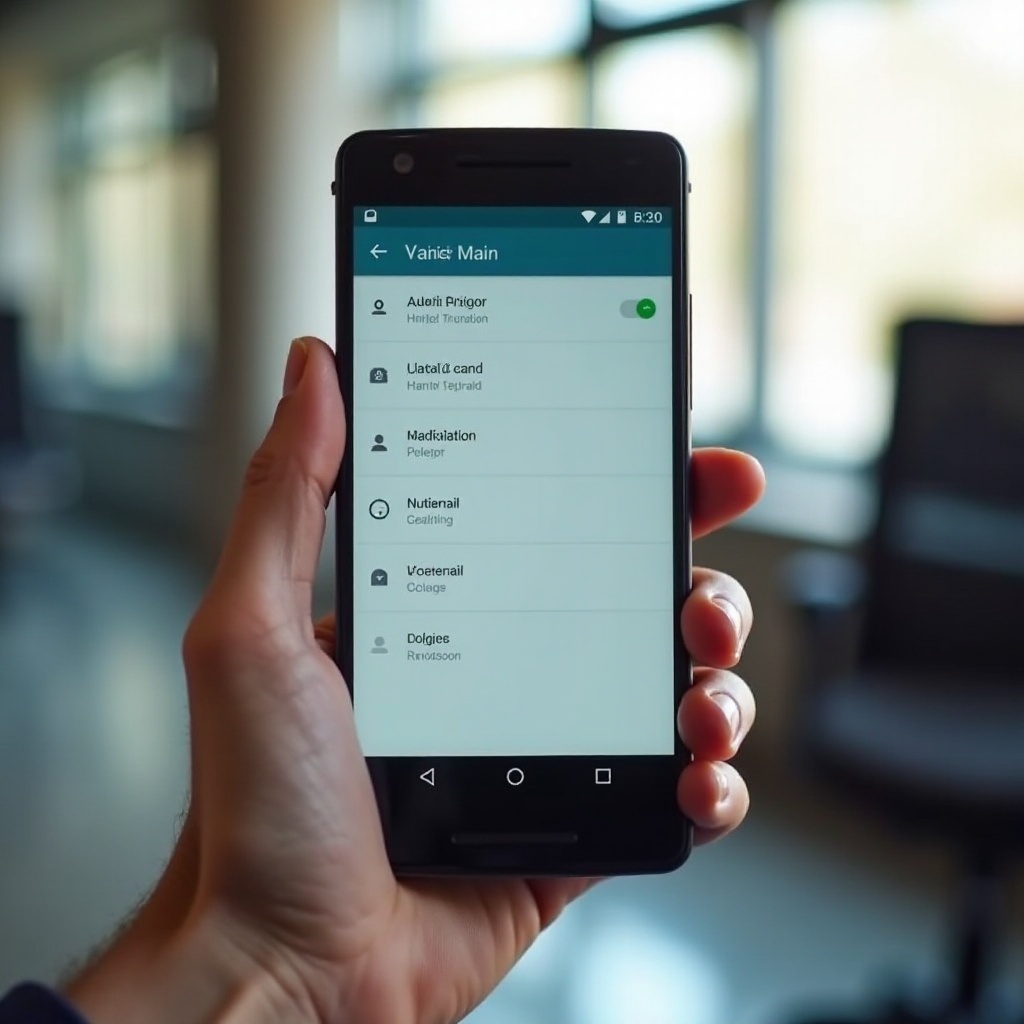 wie man Voicemail auf Android blockiert