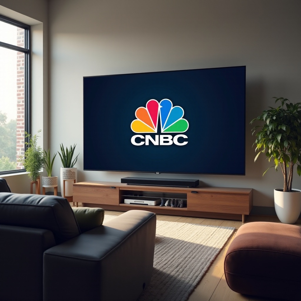 como posso assistir CNBC na minha smart TV