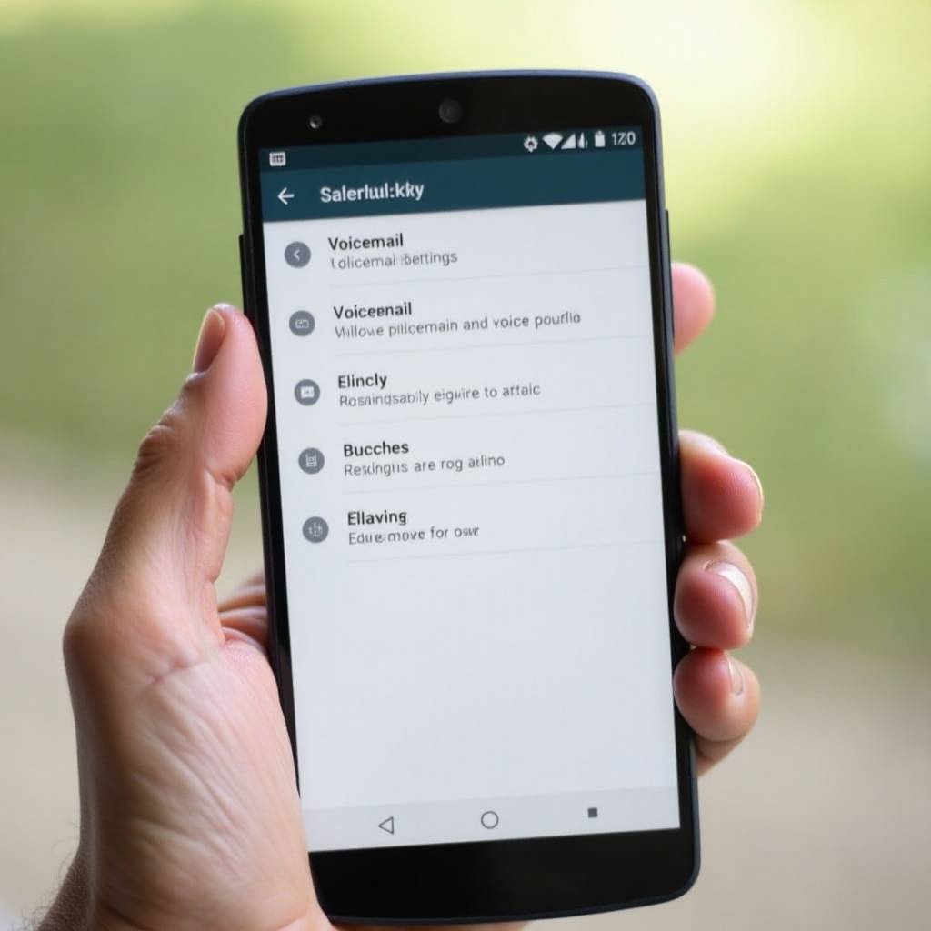 come bloccare la casella vocale su Android