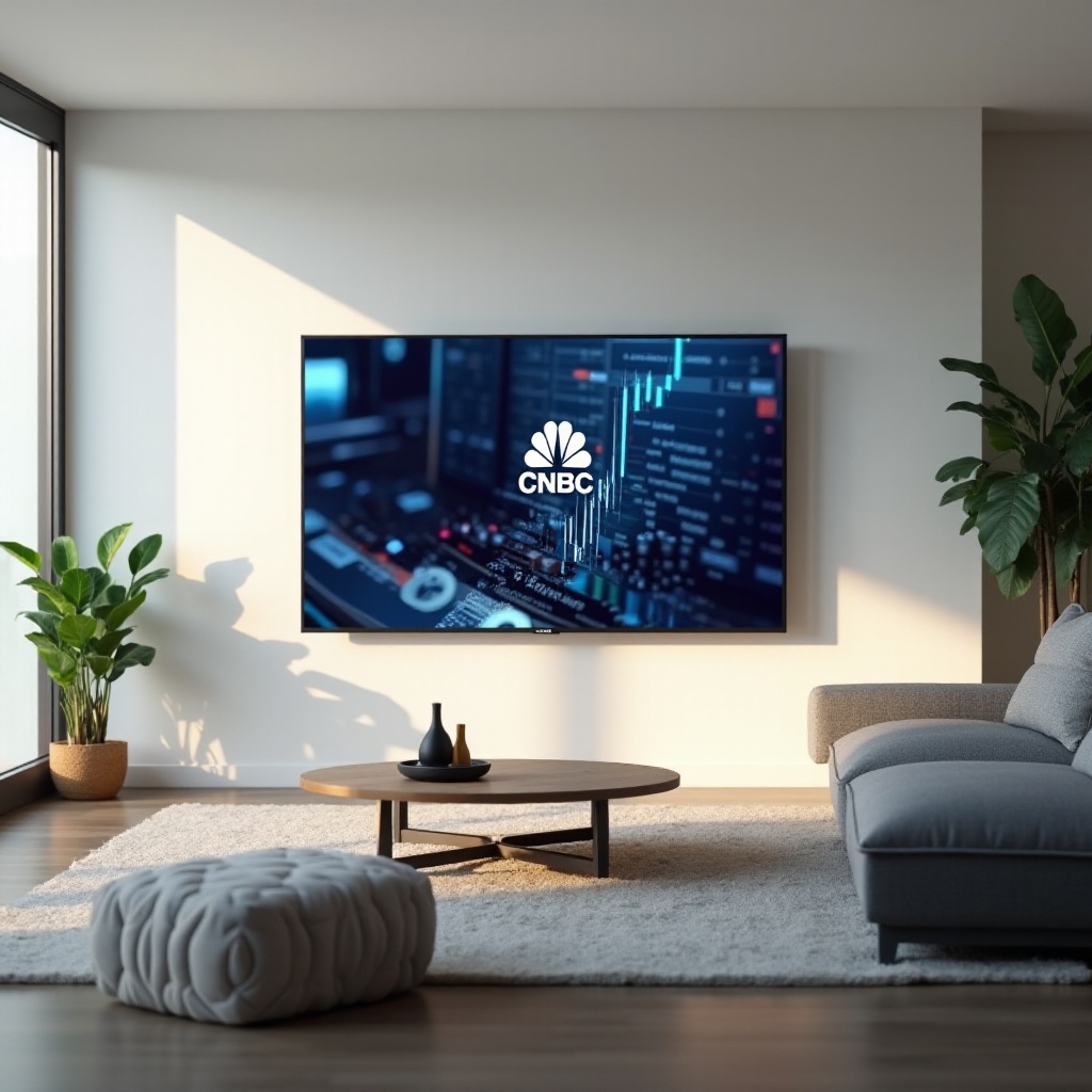 como posso assistir CNBC na minha smart TV